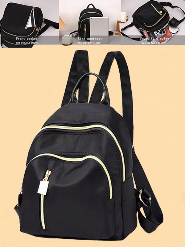 Backpack New Female Bag Korean Version Waterproof Nylon Backpack Fashion College Style Shoulders